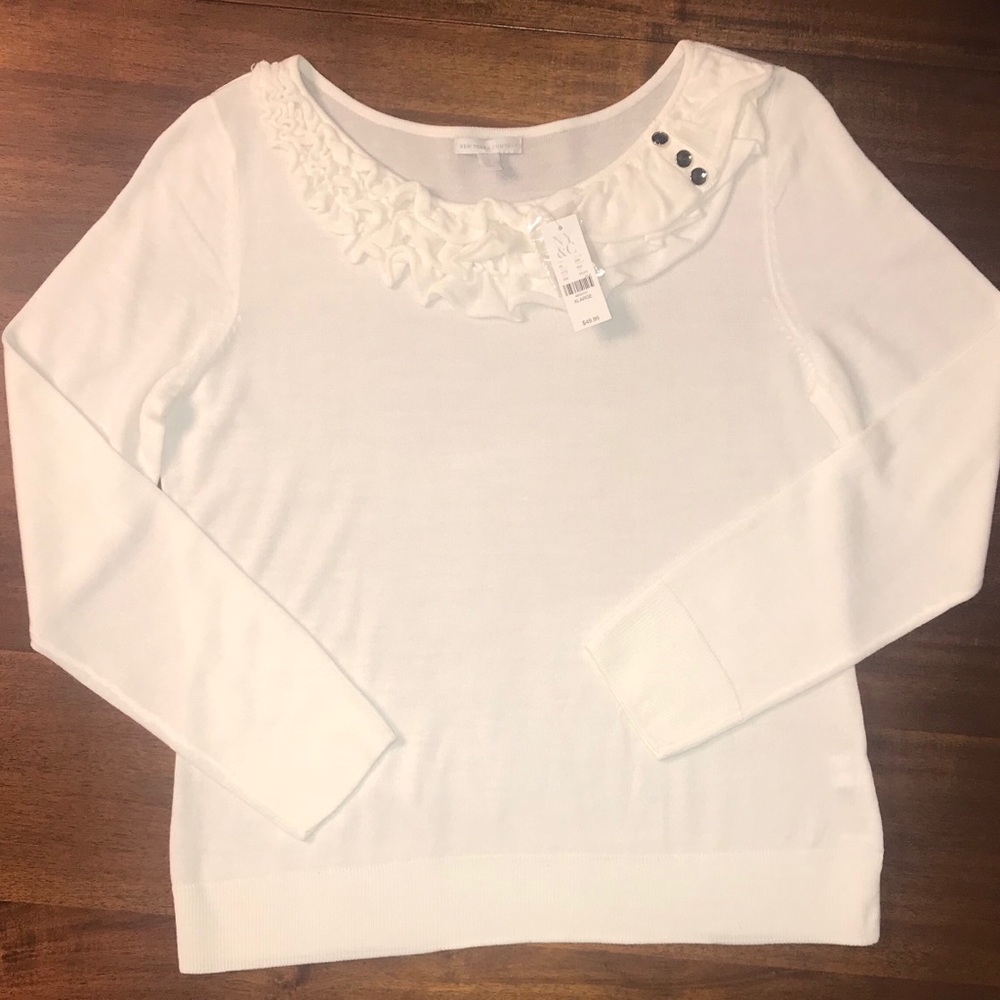 NY&Co Winter White ❄️ Sweater Size XLarge